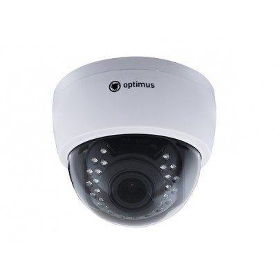 Купольная IP видеокамера OPTIMUS IP-H022.1(2.8)W  Wi-Fi , 2.0Мп, f=2.8, SD, POE