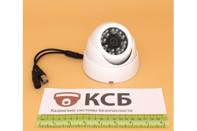 Купольная, внутренняя AHD камера AHD-D1.0 , 1 Mpx 720p, f=3.6мм